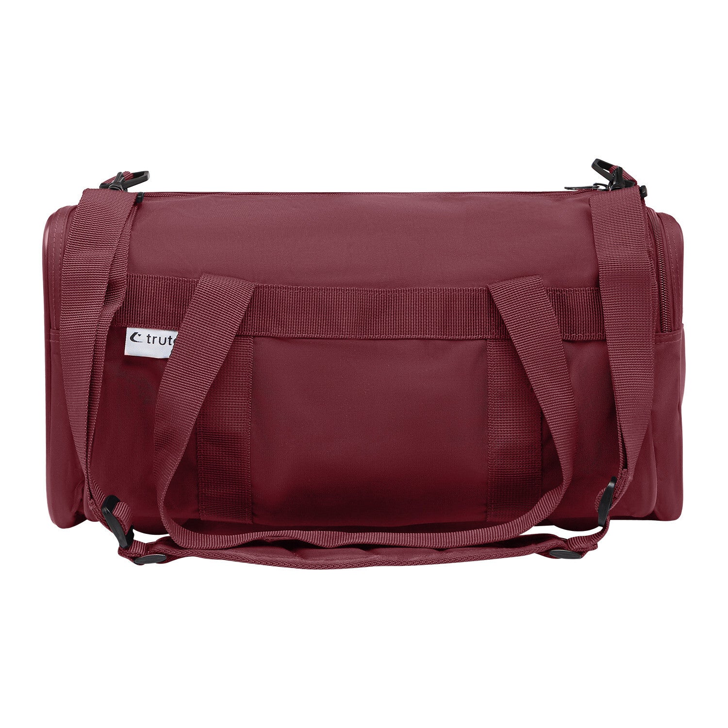 28L Travel Foldable Duffel Bag Gym Sports Luggage Foldaway School Bags - Maroon 4