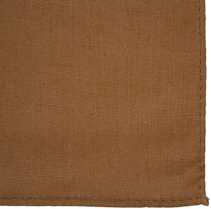 BANDANA 100% COTTON Head Wrap Durag Bandanna Summer Scarf Mask in Plain Brown 4