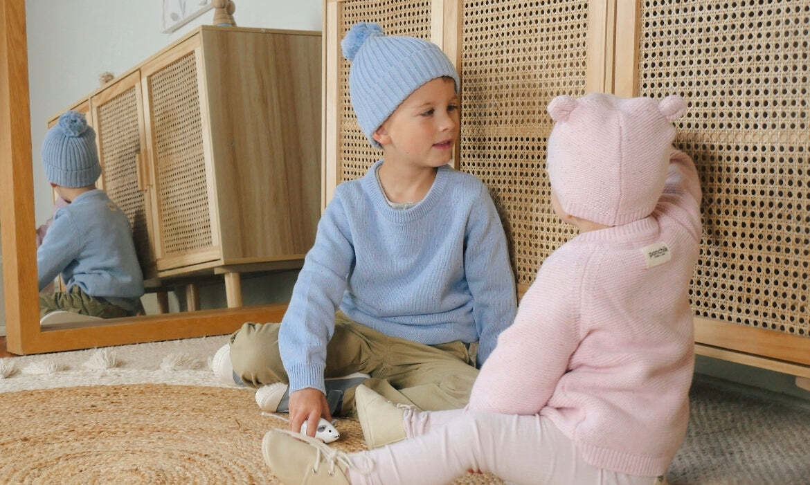 Ponchik Babies + Kids Bear Beanie Hat Warm Winter - Love - 3-12 Months 4