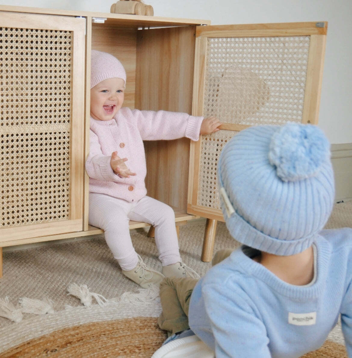 Ponchik Babies + Kids Bear Beanie Hat Warm Winter - Love - 3-12 Months 7