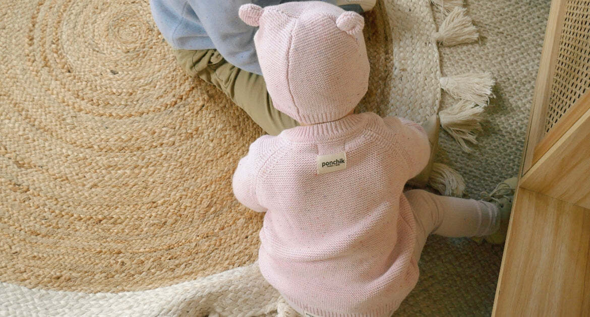 Ponchik Babies + Kids Bear Beanie Hat Warm Winter - Love - 3-12 Months 8