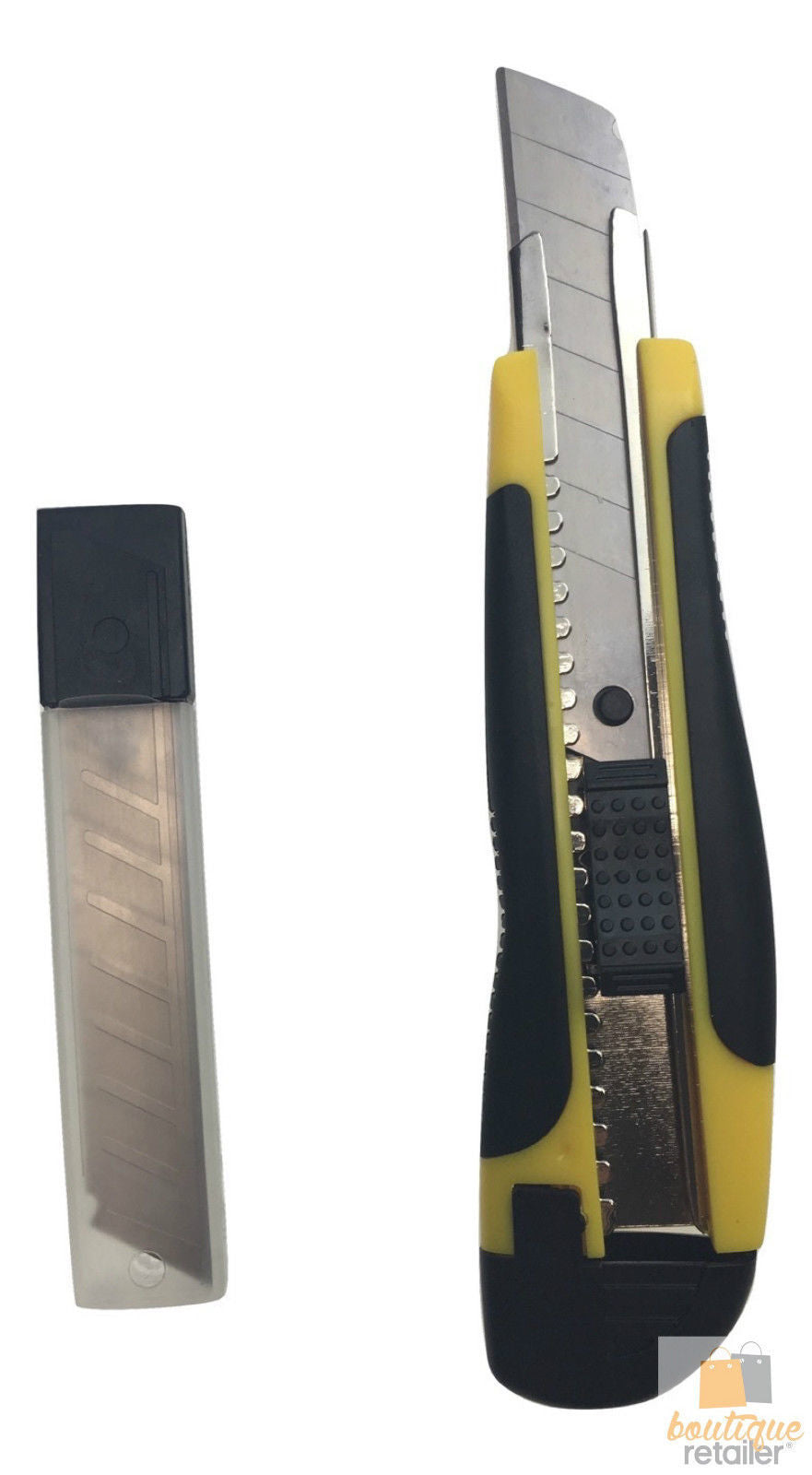 12x BOX CUTTERS Knife Retractable Blade Snap Off Razor 18mm Durable Opener BULK 6