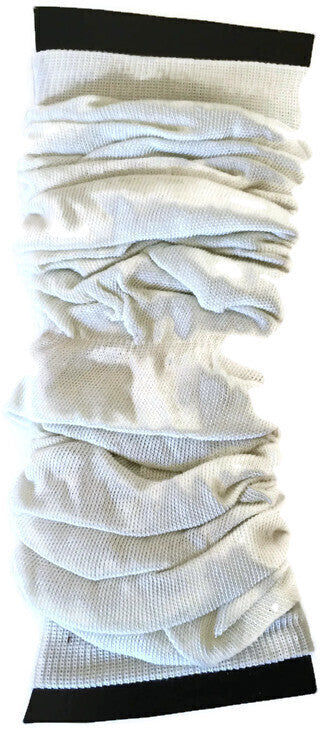 12 LEG WARMERS Knitted Womens Neon Party Knit Ankle Fluro Dance Costume 80s BULK - White 3
