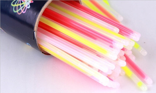 15 GLOW STICKS Party Light Glow In The Dark Rave BRACELETS Disco Bulk 20cm 3