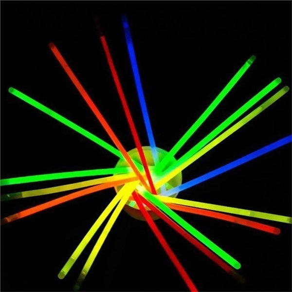 15 GLOW STICKS Party Light Glow In The Dark Rave BRACELETS Disco Bulk 20cm 6