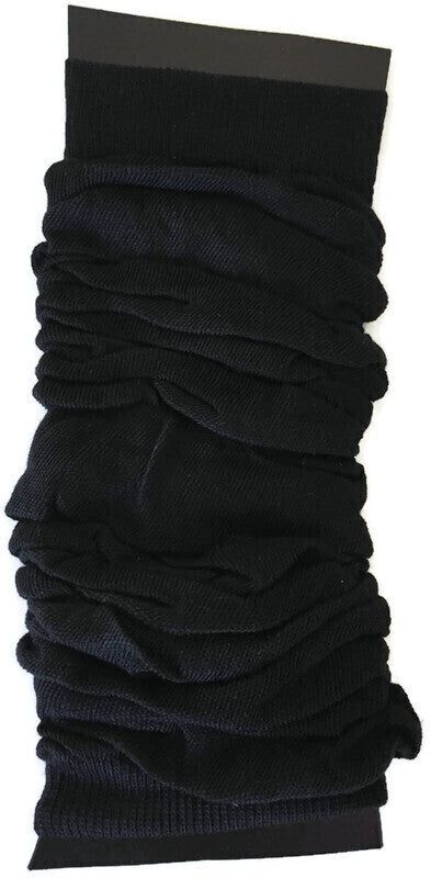 24 LEG WARMERS Knitted Womens Neon Party Knit Ankle Fluro Dance Costume 80s BULK - Black 3