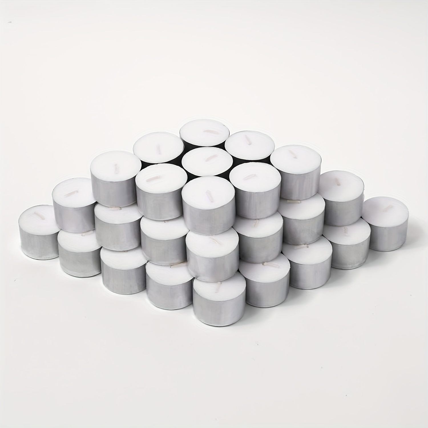 400pcs TEA LIGHT CANDLES 9 Hour Burn Tealight Wedding Smokeless Crystal Wax BULK 4