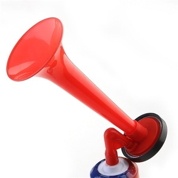 Air Horn Party Prop Hand Held Loud Pump Action Plastic Novelty Reusable Klaxon 4