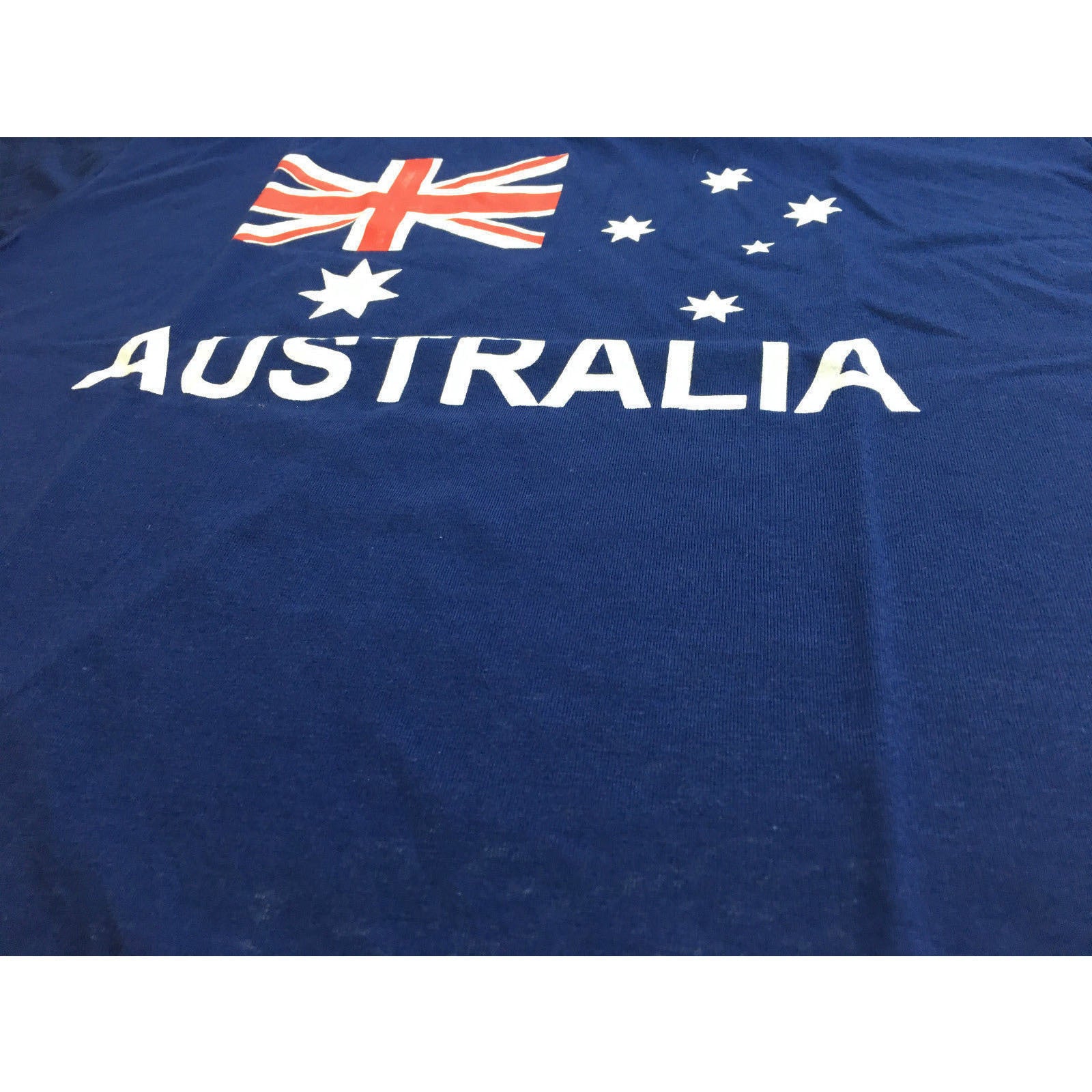 Adult AUSTRALIAN T Shirt Australia Day 100% COTTON Souvenir Tee Top Flag - Blue - XX-Large 6