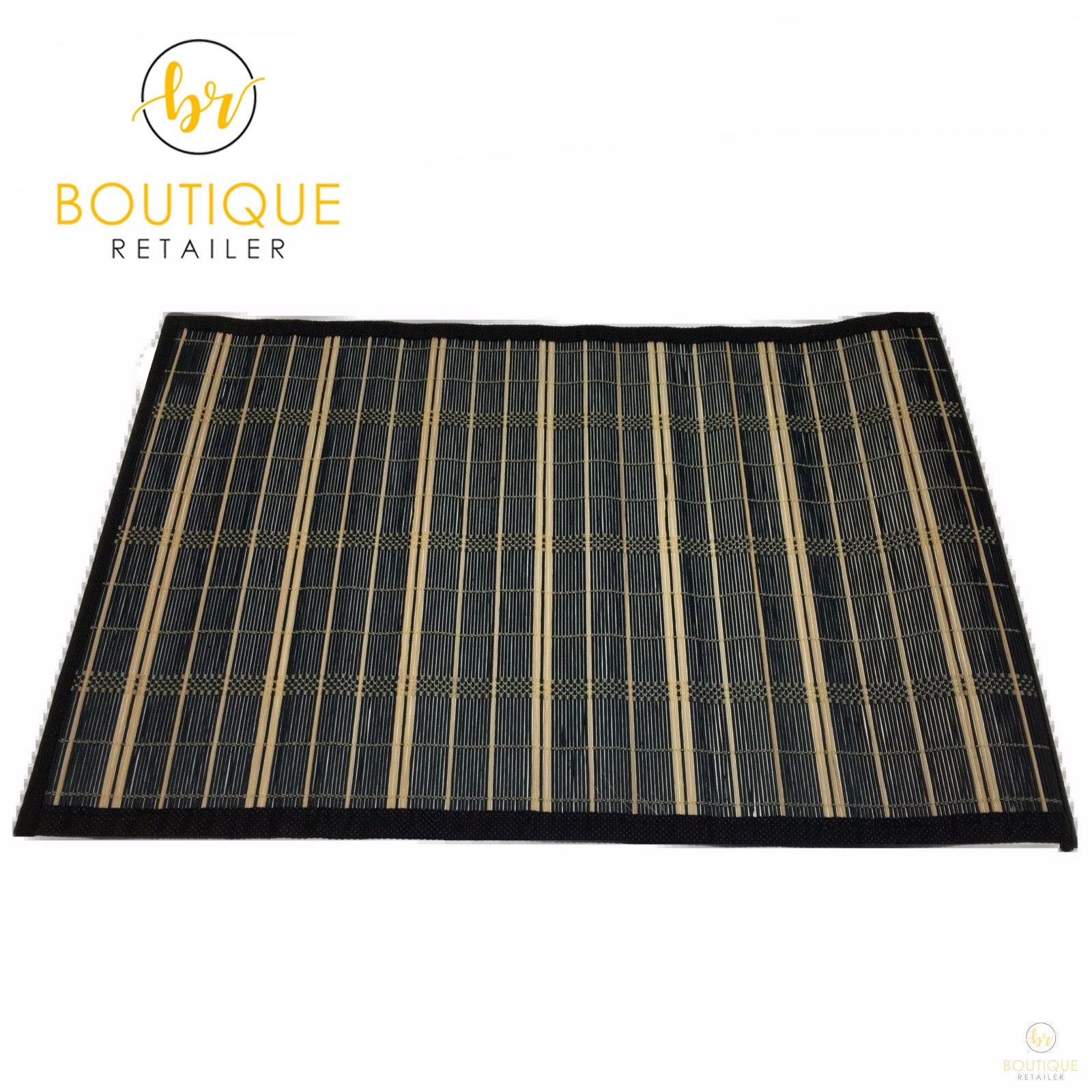 BAMBOO PLACEMAT Dinner Table Decor Party Natural Party 45x30cm Place Mat 4