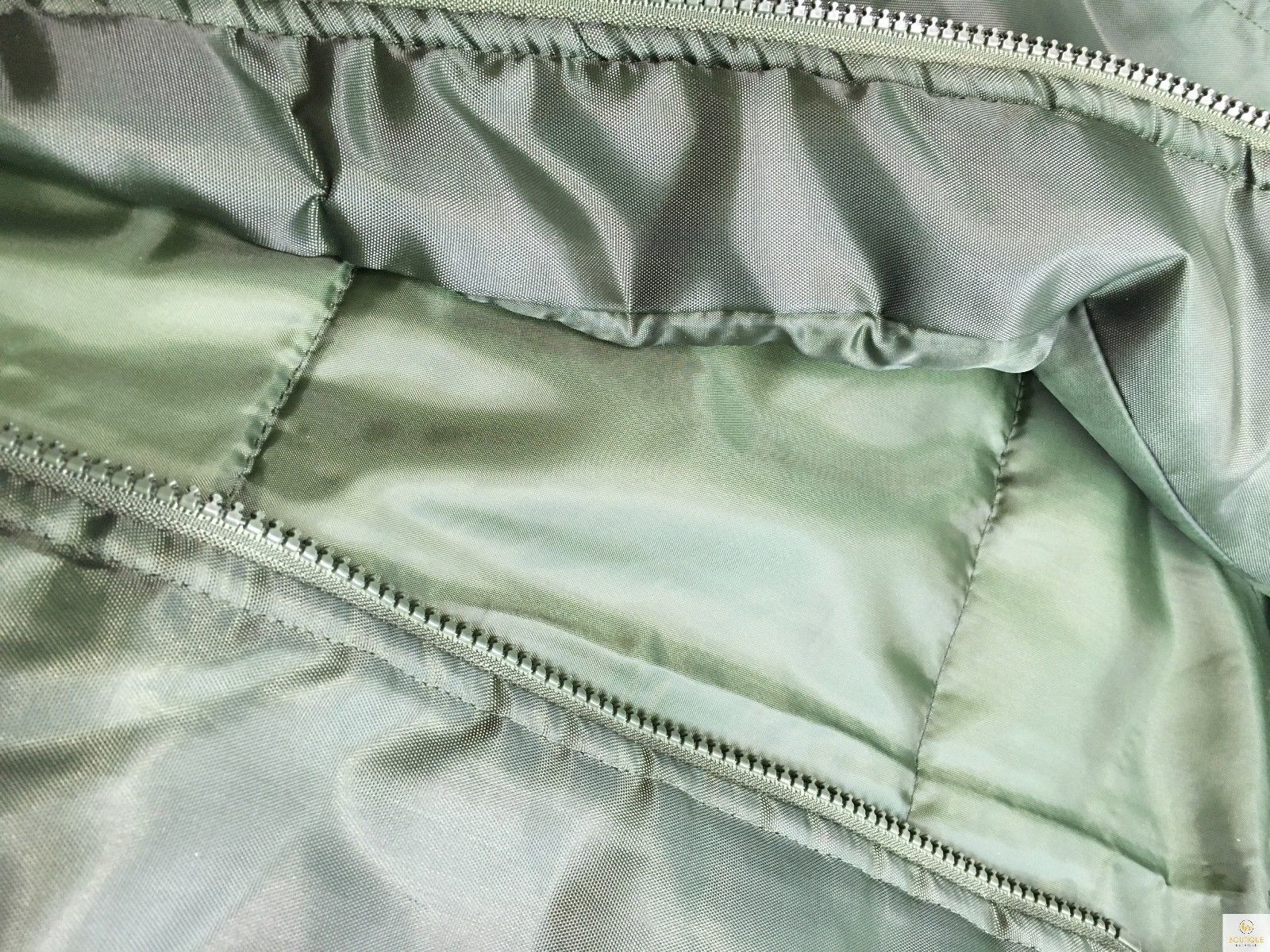 Plus Size Quilted Jacket Zip Up Classic Padded Flight Flying Winter Big & Tall - Bottle Green - Bottle Green - 6XL 7