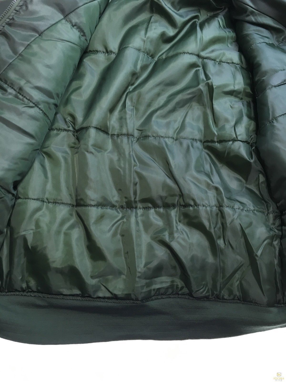 Plus Size Quilted Jacket Zip Up Classic Padded Flight Flying Winter Big & Tall - Bottle Green - Bottle Green - 7XL 5