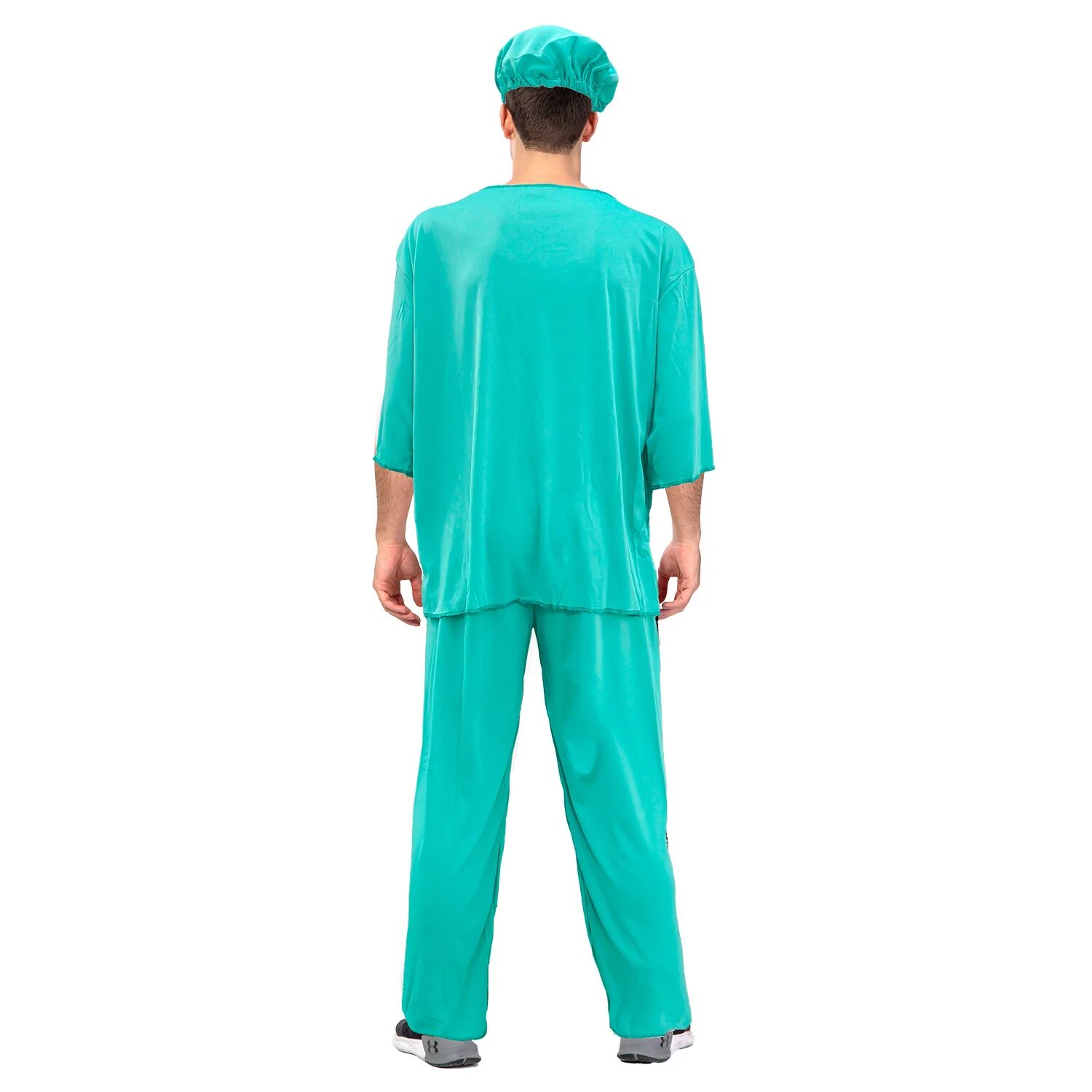 Mens Adult Doctor Costume Dr Surgeon Scrubs Halloween Fancy Party Hospital 3