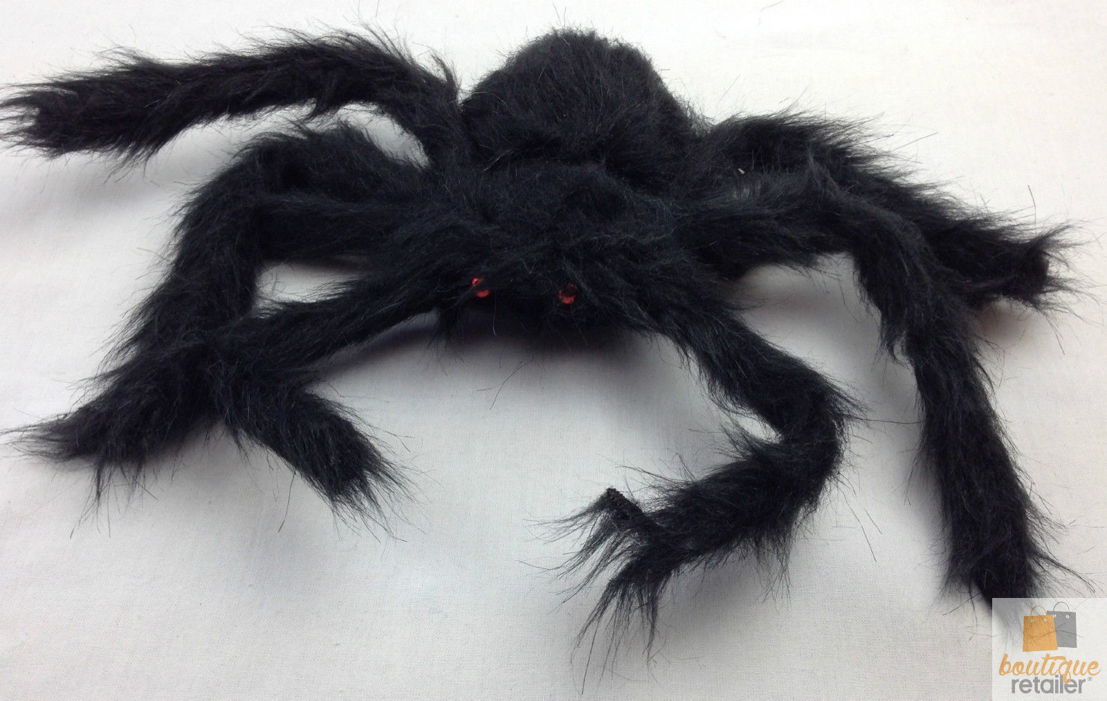 FAKE GIANT SPIDER Large Big Halloween Accessory Party 35cm x 25cm Huge Insect 7