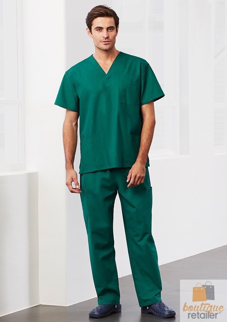Unisex Classic SCRUBS CARGO PANTS Medical Nursing Vet Uniform Dental H10610 - Sage - 5XL 4