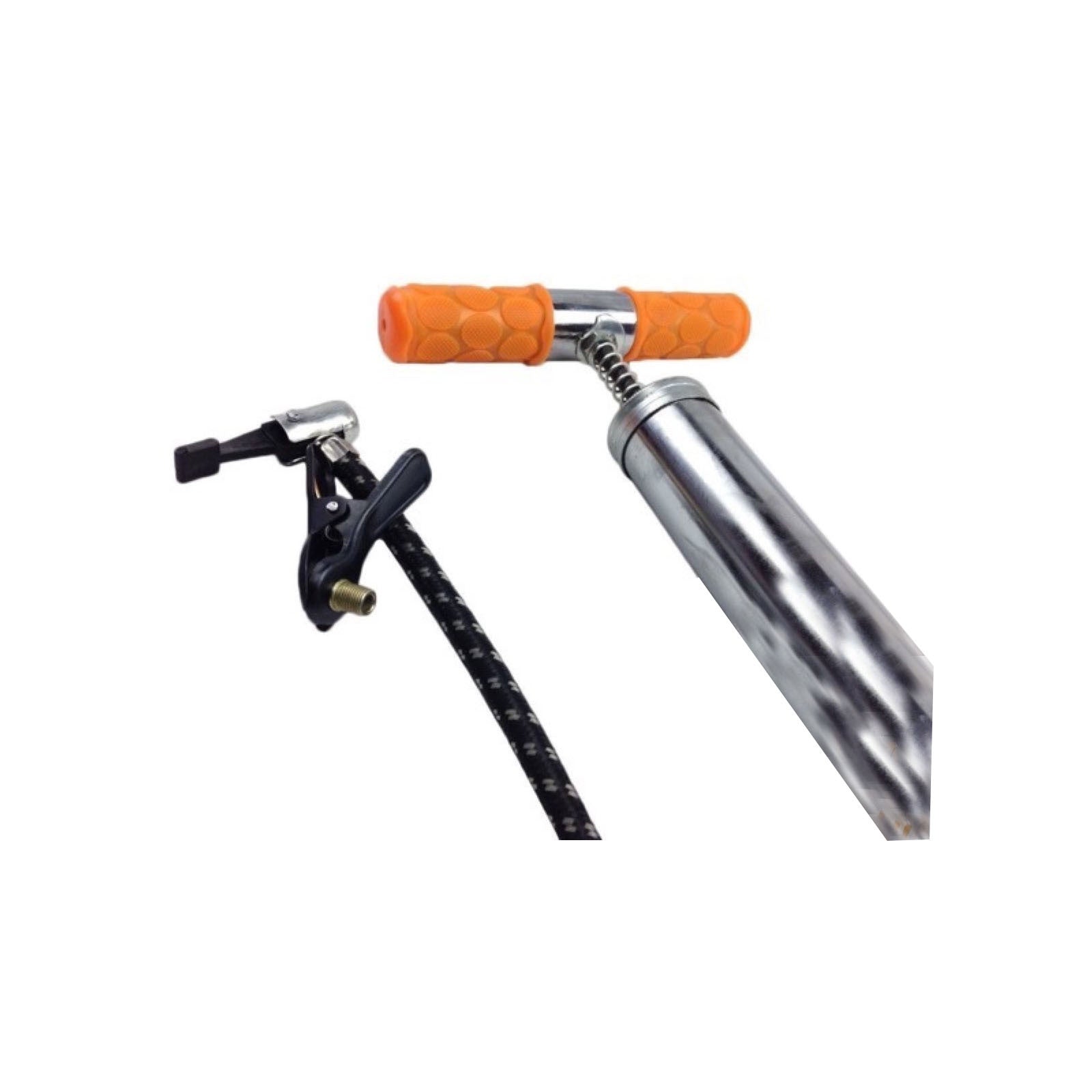 HAND TYRE PUMP With Booster & KPA Gauge Psi Bike Air Inflator Bicycle Tire 6