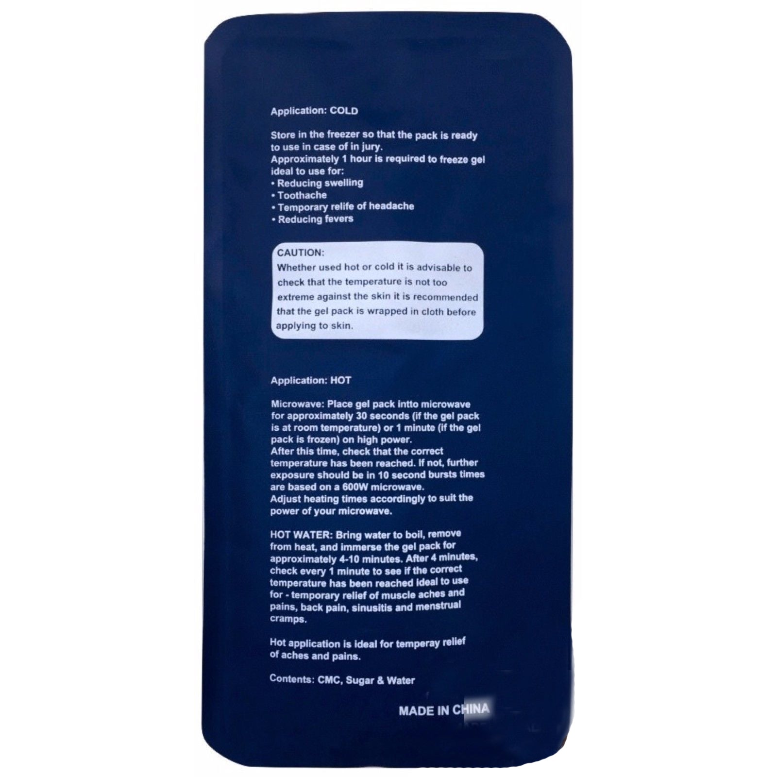 12x HOT COLD PACK First Aid Reusable Ice Heat Gel Packs Microwave Relief BULK 3