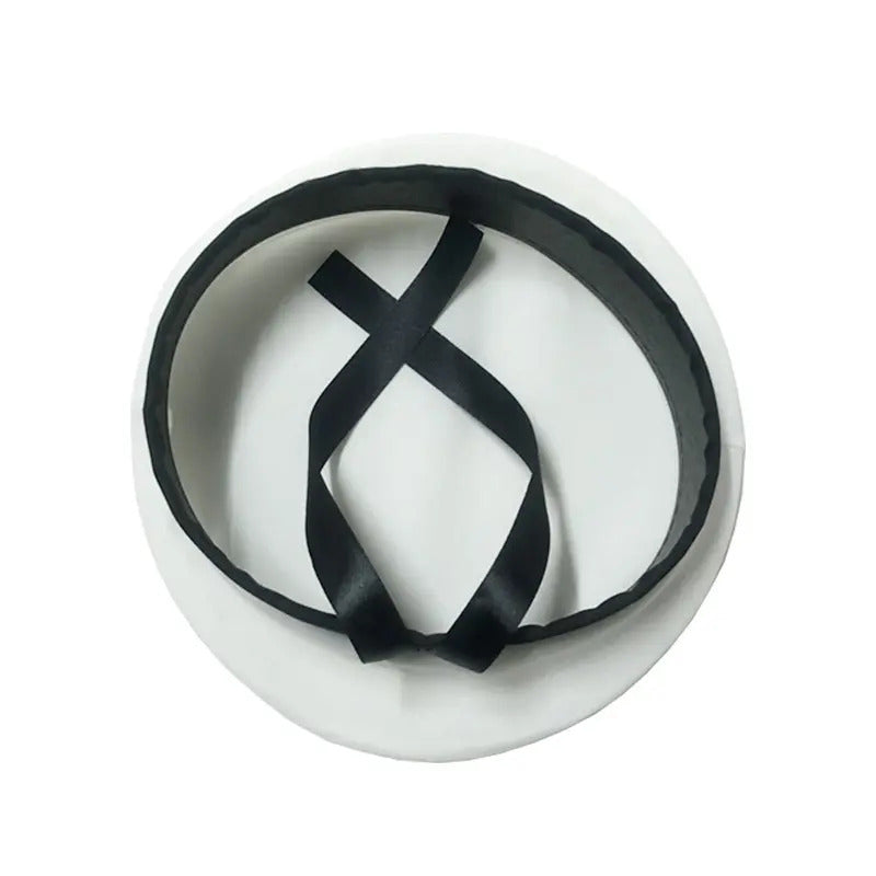 Mini Sailor Cap Hat for Party Costume - White/Black 3