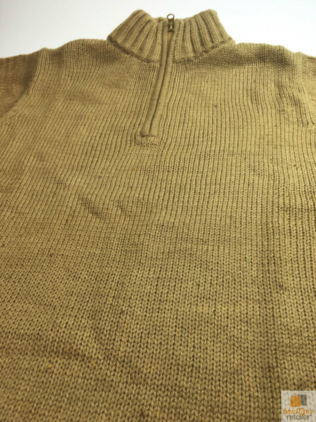 Mens Knit Jumper Pullover Sweater Knitted Casual Stretch Warm Winter  - Half Zip Maize 17 (KW14) - M 4