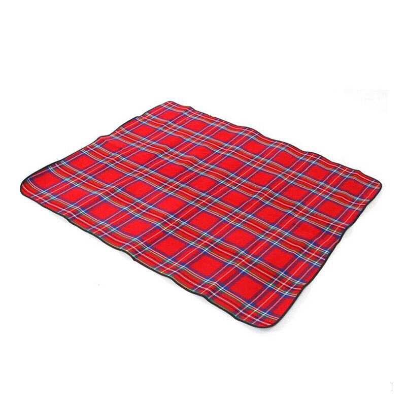 Picnic Rug Mat Blanket Outdoor Camping Waterproof Throw Travel Fleece Plaid - Assorted 3
