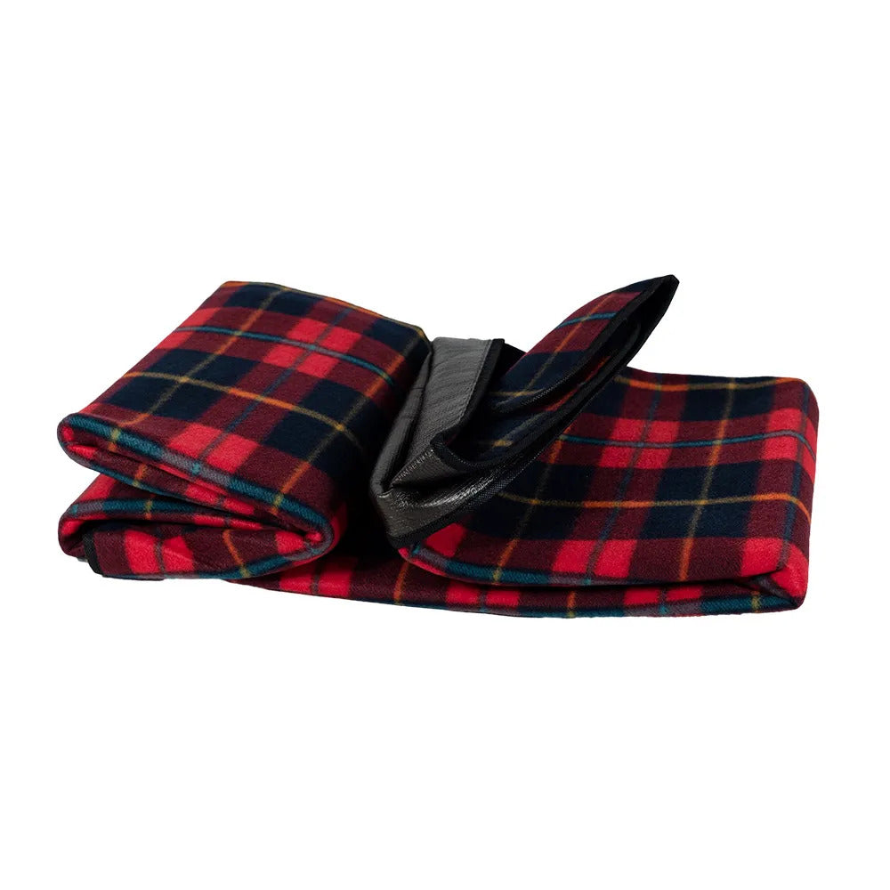 Picnic Rug Mat Blanket Outdoor Camping Waterproof Throw Travel Fleece Plaid - Assorted 6