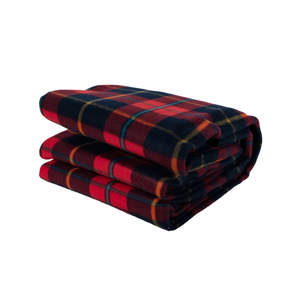 Picnic Rug Mat Blanket Outdoor Camping Waterproof Throw Travel Fleece Plaid - Assorted 7
