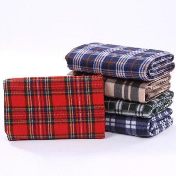 Picnic Rug Mat Blanket Outdoor Camping Waterproof Throw Travel Fleece Plaid - Assorted 8