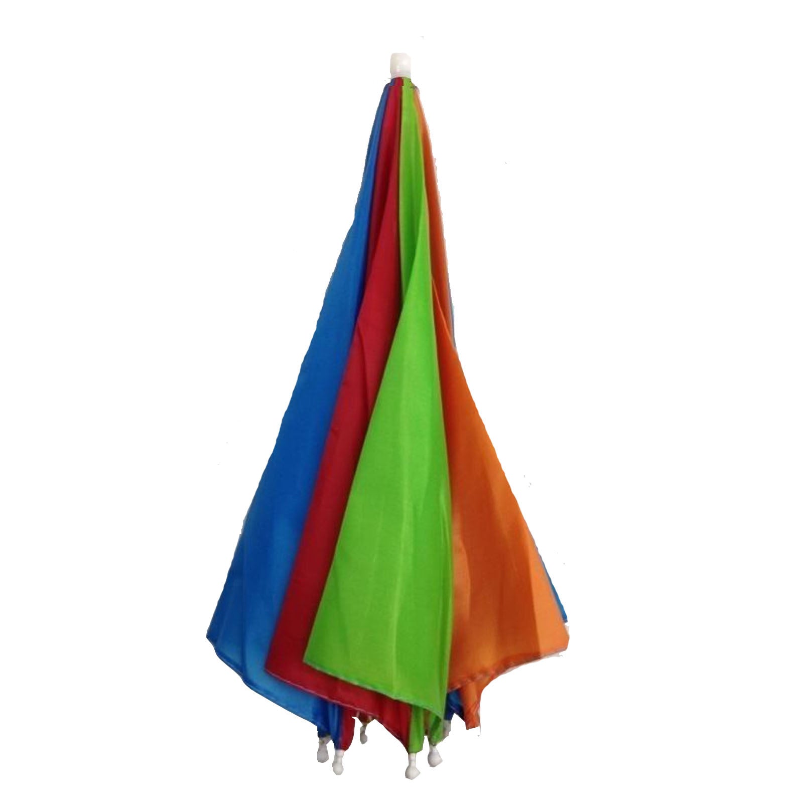 2x RAINBOW UMBRELLA HAT Rain Beach Sun Rain Cap Costume Camping Fishing Hunting 5