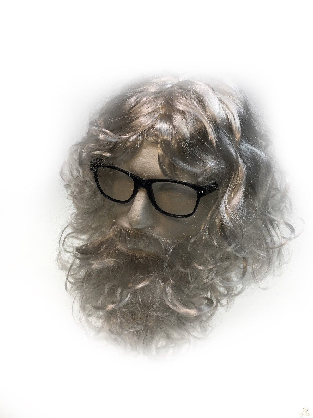 3 in 1 SANTA WIG White Beard Glasses SET Christmas Claus Xmas Costume Party 6