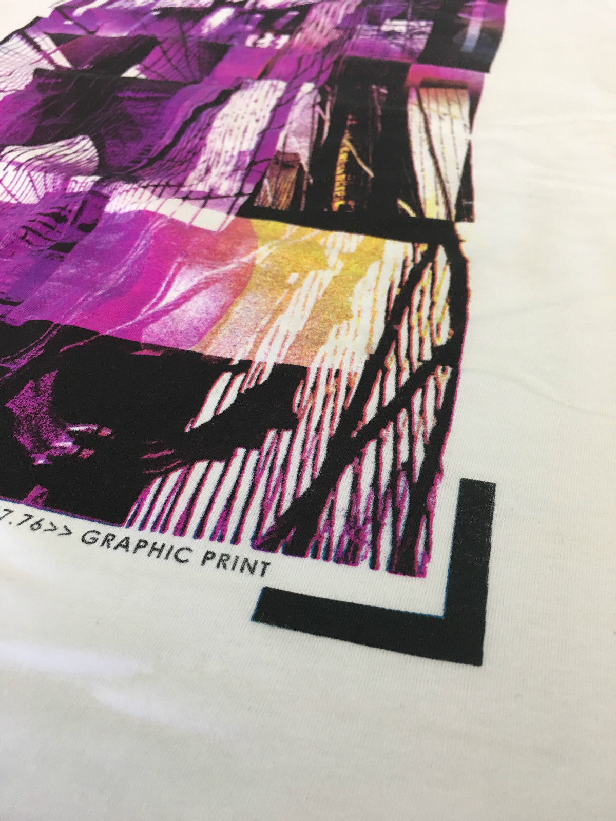 100% Cotton T-Shirt with Print Design Slim Fit Basic Tee Top XS-XXL - White - X-Small 4