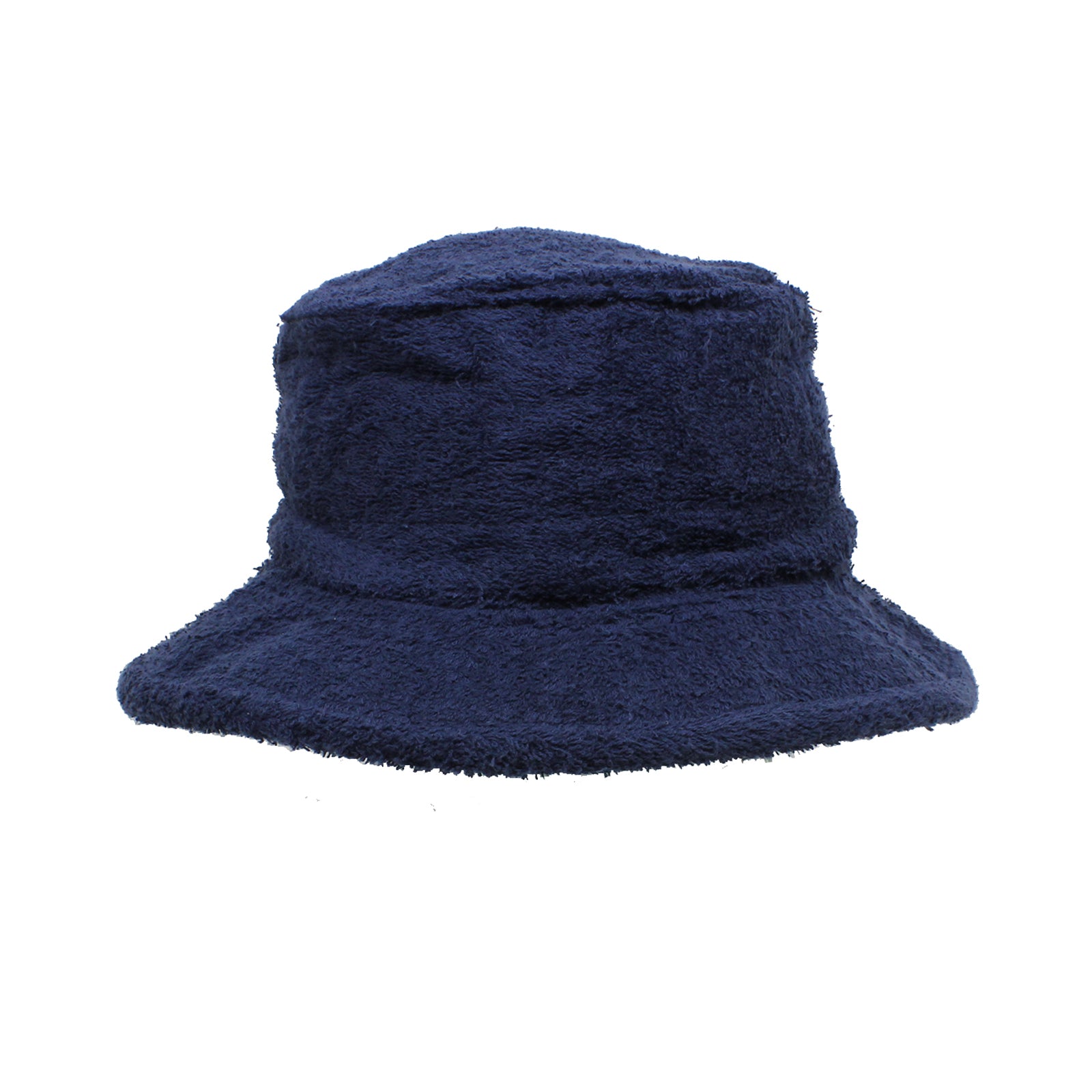 Terry Towelling BUCKET HAT Daggy Fishing Camping Lad Cap Retro  100% COTTON - Navy - Small 4
