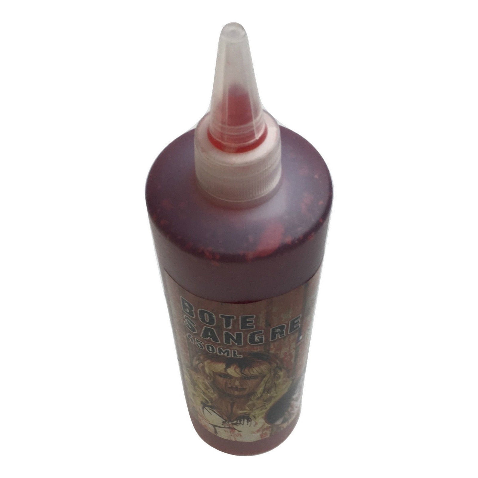 2x 450ml Bottle Vampire FAKE BLOOD Zombie Halloween Red Make Up Gel Cream Horror 3