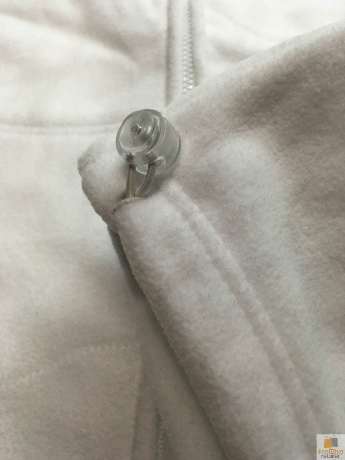 WHITE POLAR FLEECE VEST Thick Casual Wear Warm Winter Plain Fleecy Jacket - White - X-Small 5