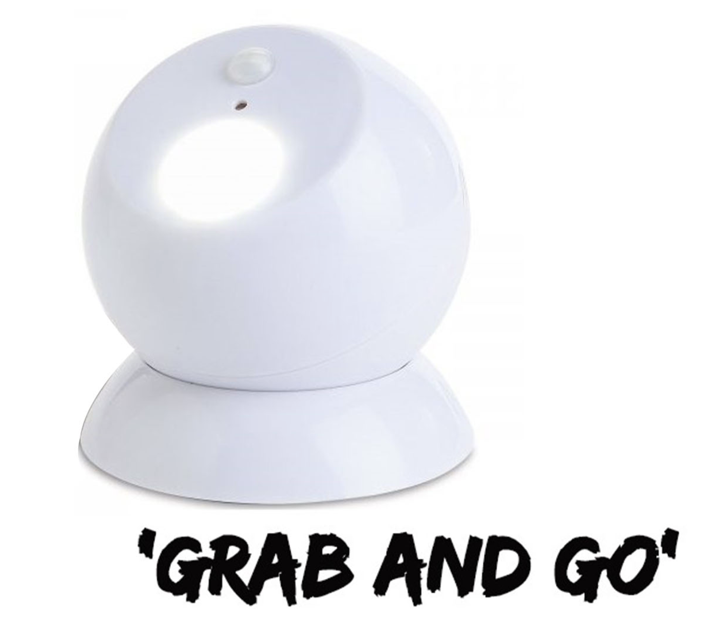 Brillar Motion Activated Swivel Ball Light - White 4