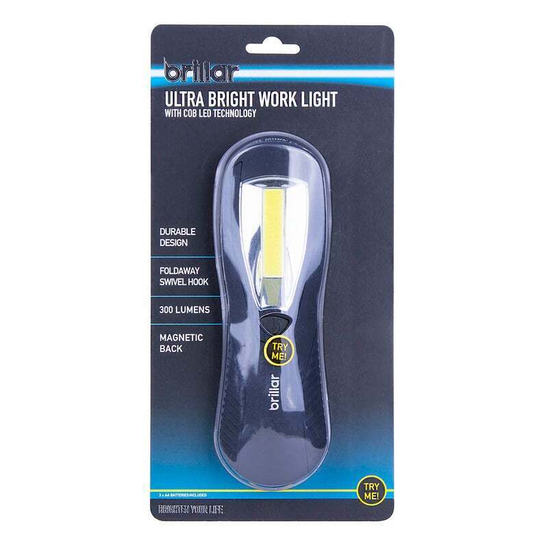 Ultra Bright Work Light with COB LED Technology Convenient Swivel Hook Magnetic Back for Easy Mounting 6