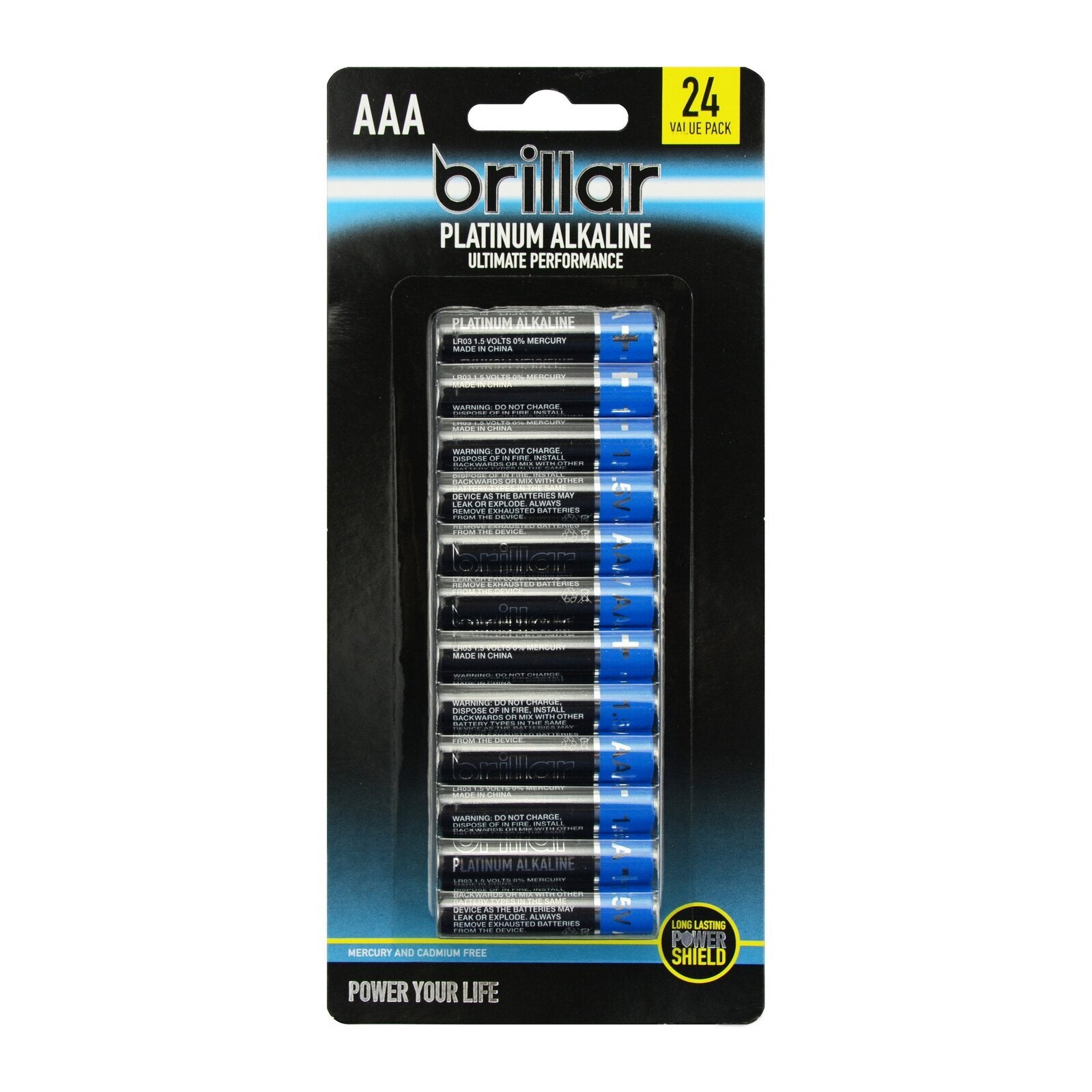 Premium Alkaline AAA Batteries long lasting power home - 24 PK 3