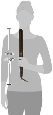 H2D X3 Professional Hair Curling Wand Ceramic Curler Roller - Black 8