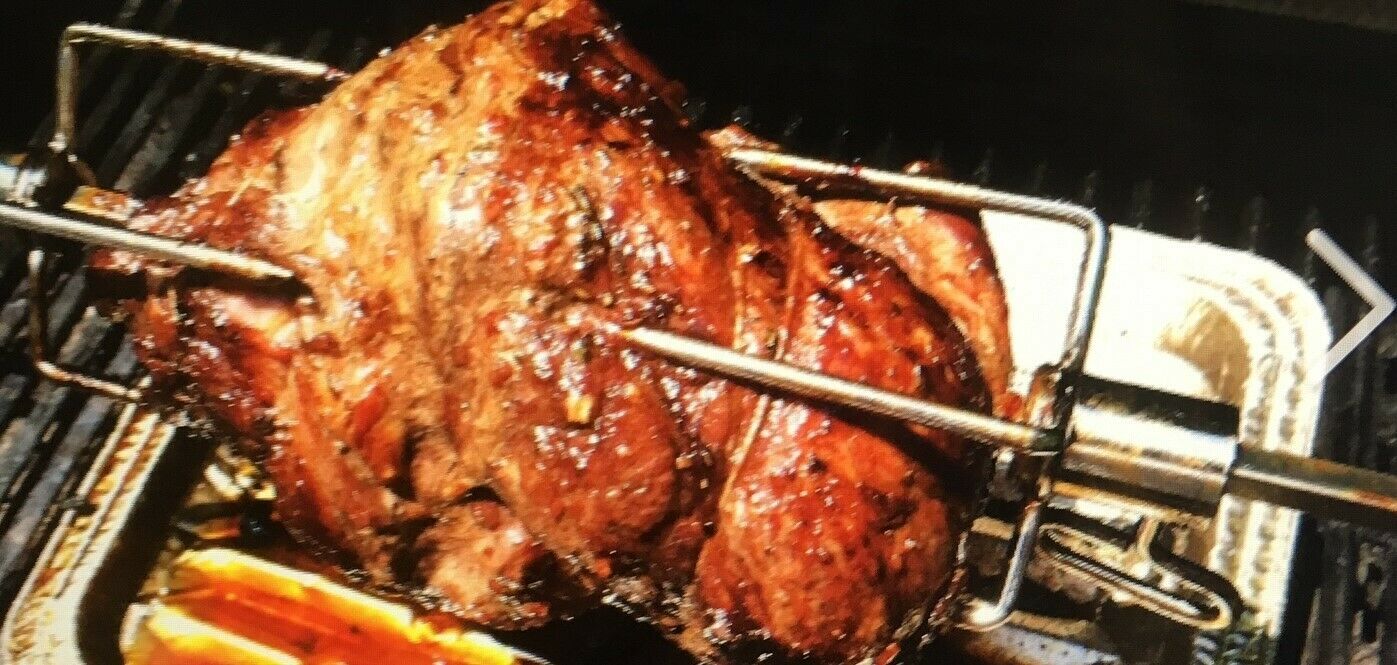 2pcs Rotisserie Spit Forks Roast Chicken Fork Kabob Skewer BBQ Spit Forks Gyro 3