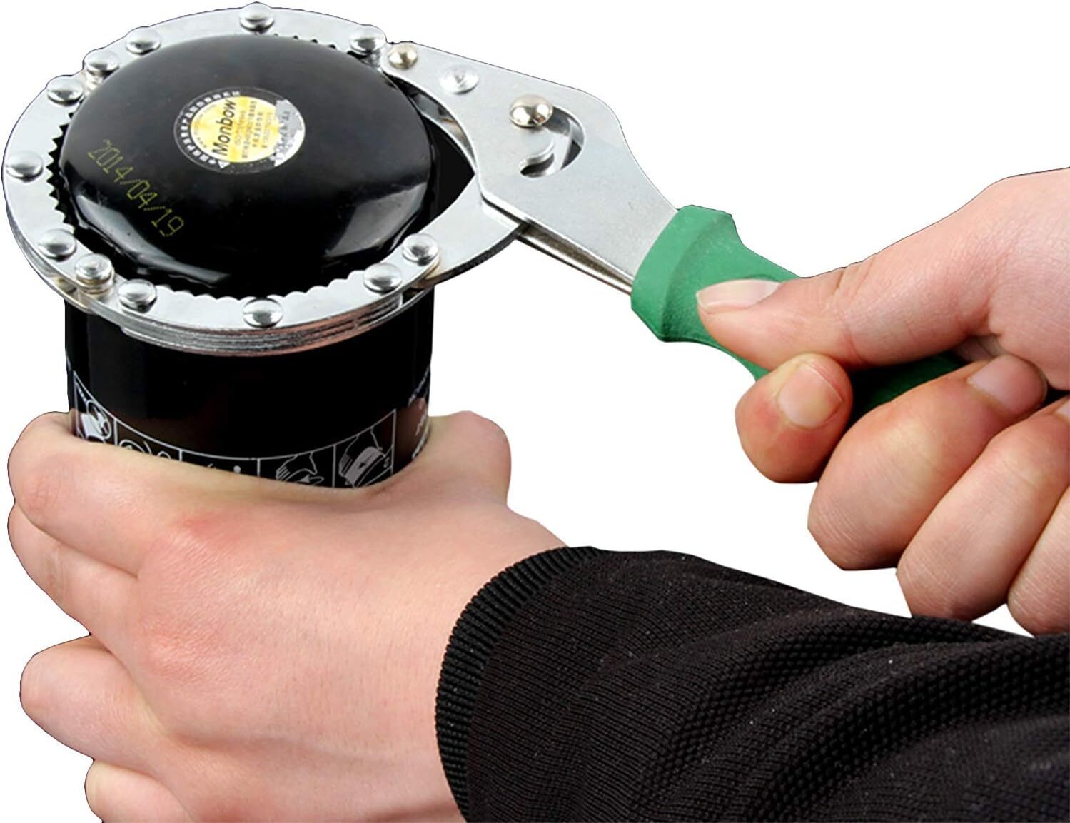 Adjustable Oil Filter Wrench Universal Handcuff Style Remover Tool Spanner Non-Slip 8