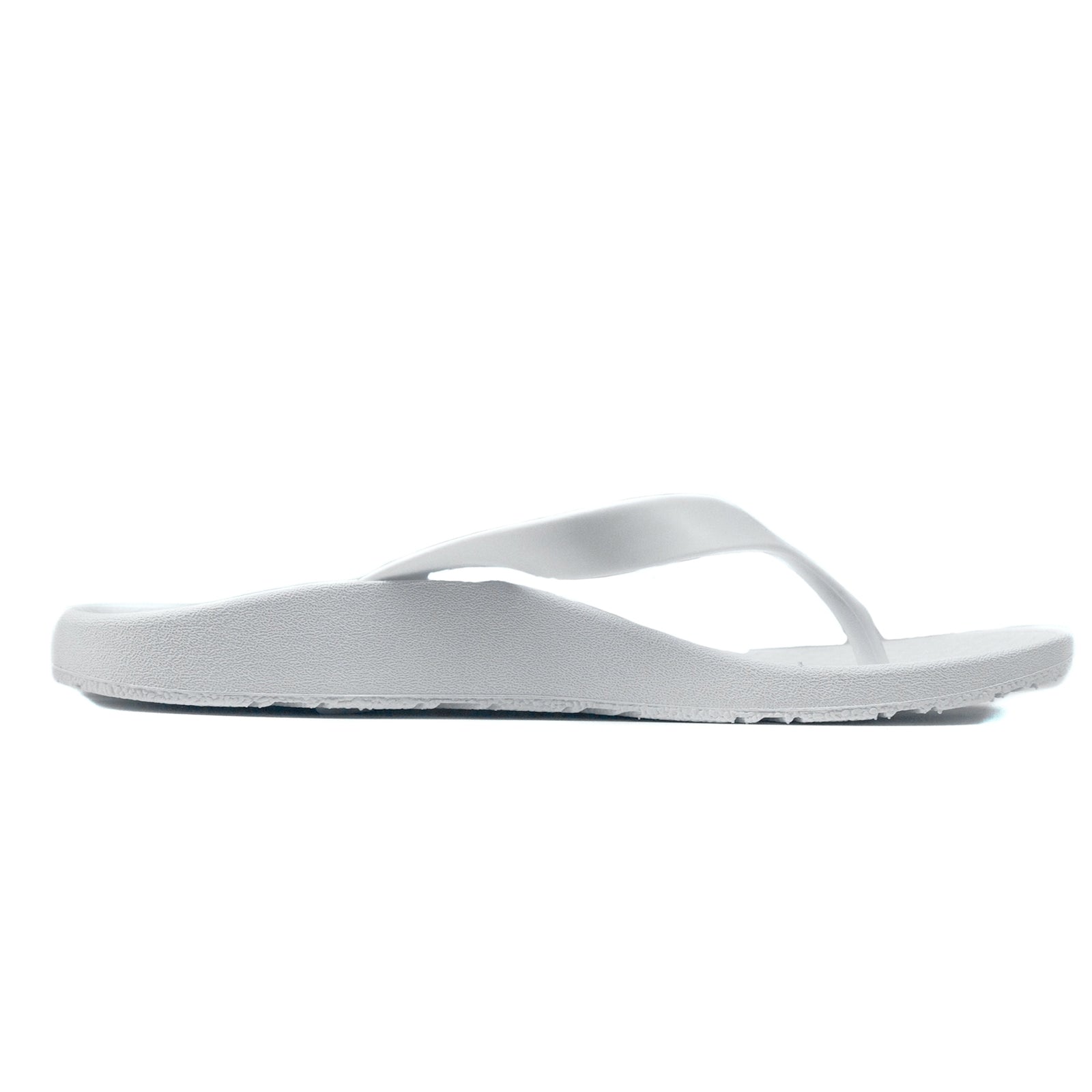 ARCHLINE Flip Flops Orthotic Thongs Arch Support Shoes Footwear - White/White - EUR 46 3