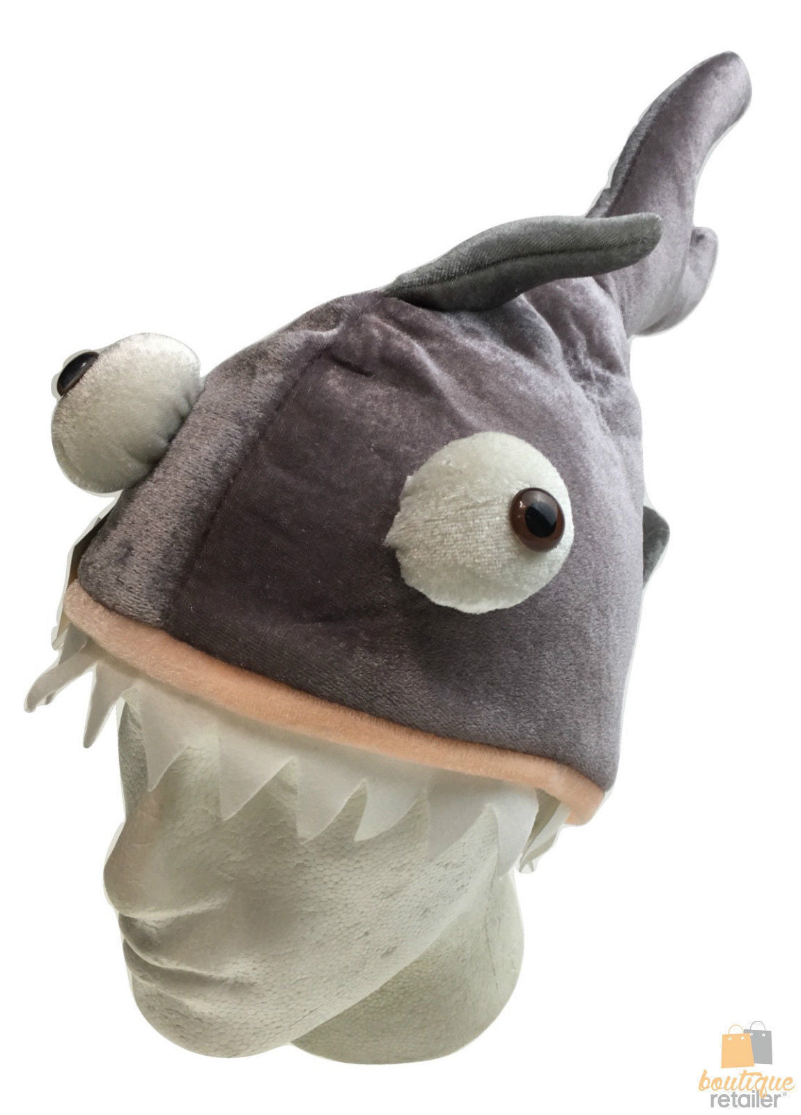 SHARK HAT Costume Accessory Fish Halloween Fancy Dress Up Party  Cap Headgear 3