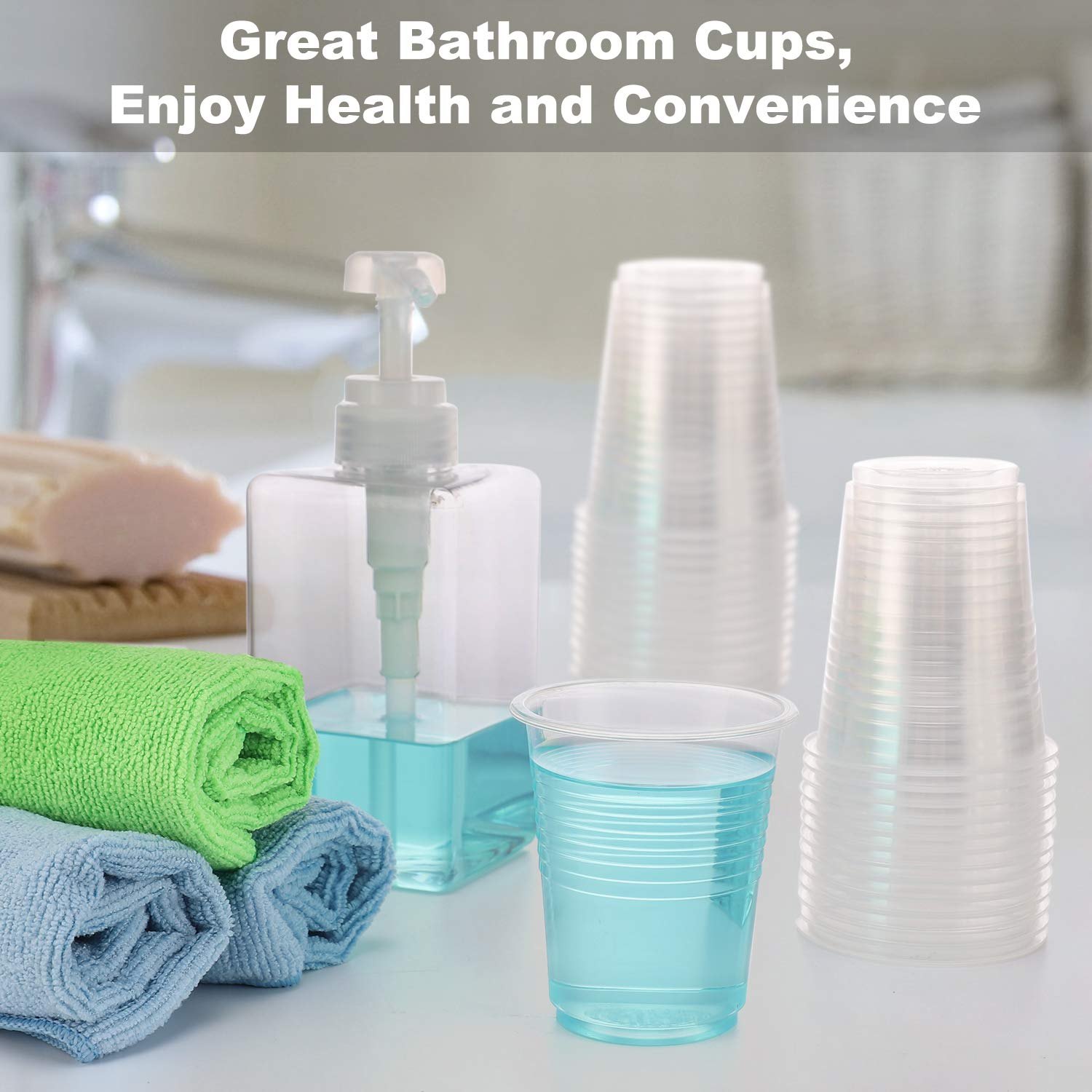 2400x 6oz (180ml) Premium Plastic Clear Cups Extra Strong PET BPA Free 3