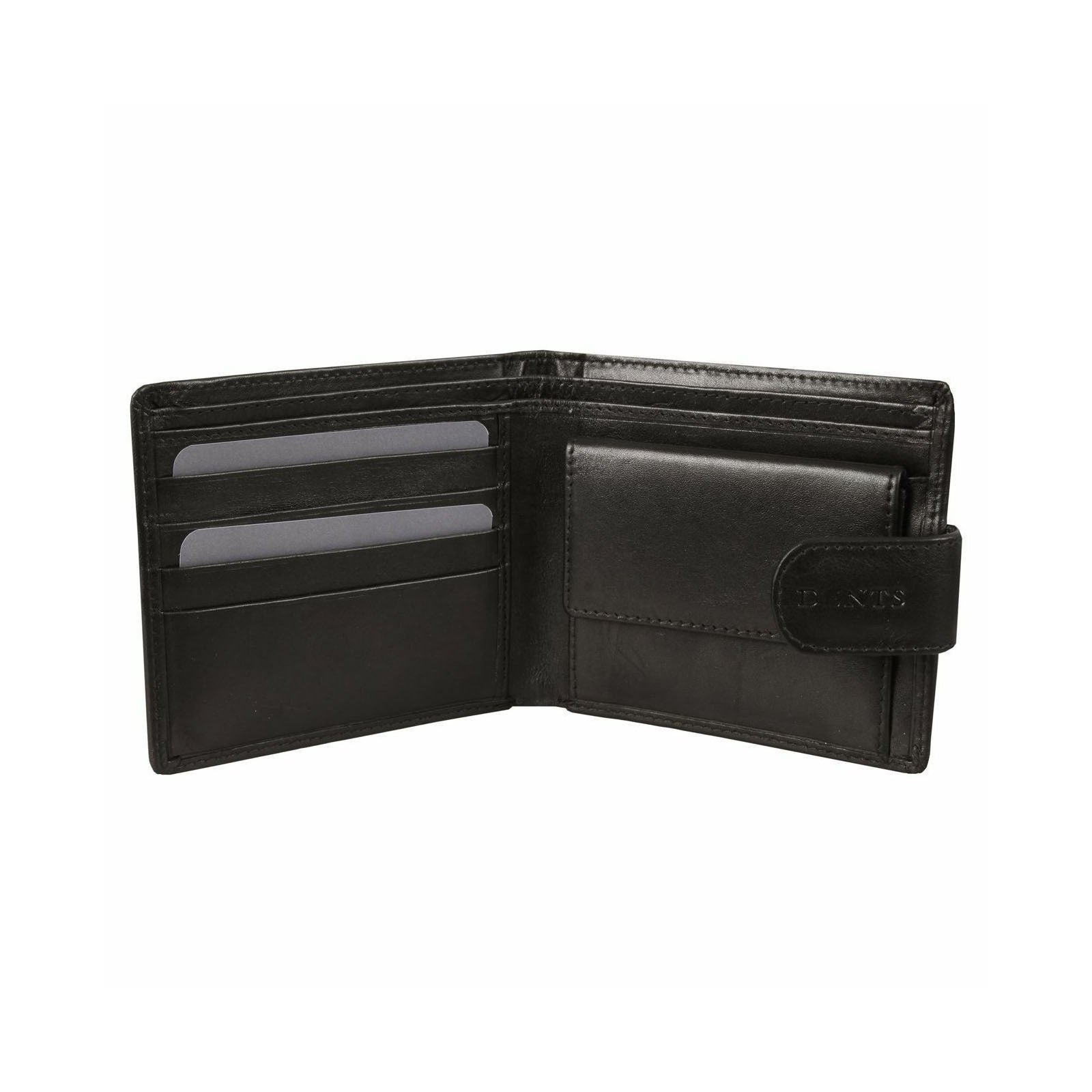 DENTS WALLET Genuine Italian LEATHER Mens Credit Card Holder Bifold GIFT BOX - 5