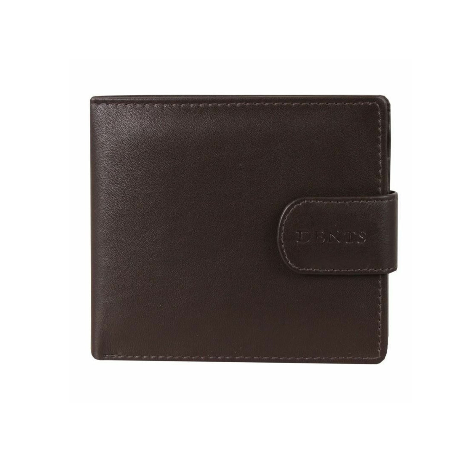 DENTS WALLET Genuine Italian LEATHER Mens Credit Card Holder Bifold GIFT BOX - 6