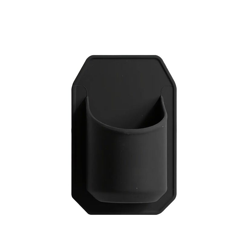 Silicone Shower Beer Holder Wall Mounted Beverage Can Rack Self Adhesive in Black 3