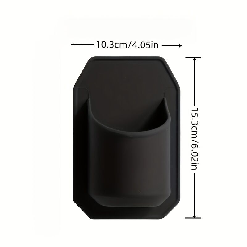 Silicone Shower Beer Holder Wall Mounted Beverage Can Rack Self Adhesive in Black 4