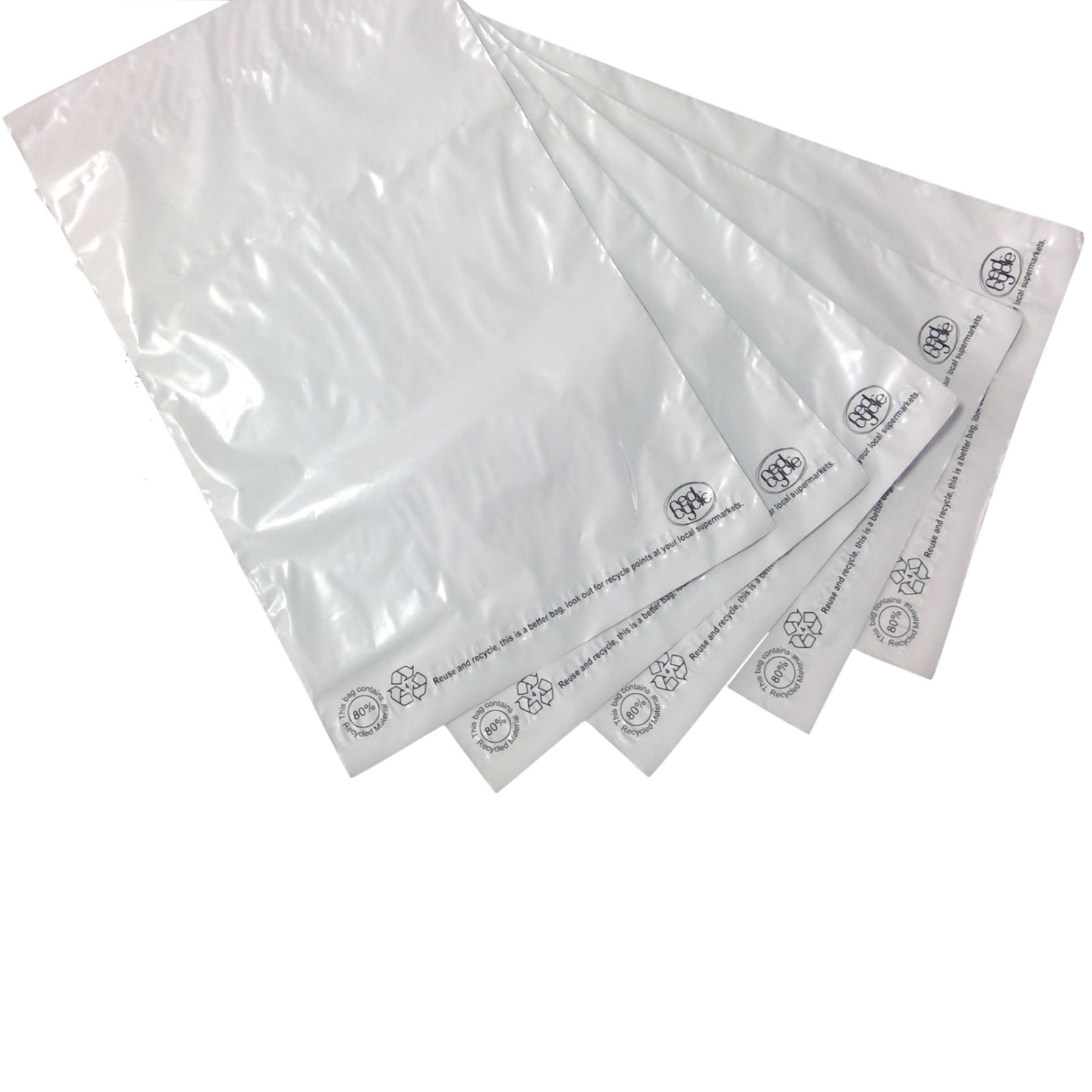Enviro Recycled Courier Satchels Poly Mailer Bag Accredited Self Sealing Shipping - 5kg (510x435x50mm) - 750pcs 7
