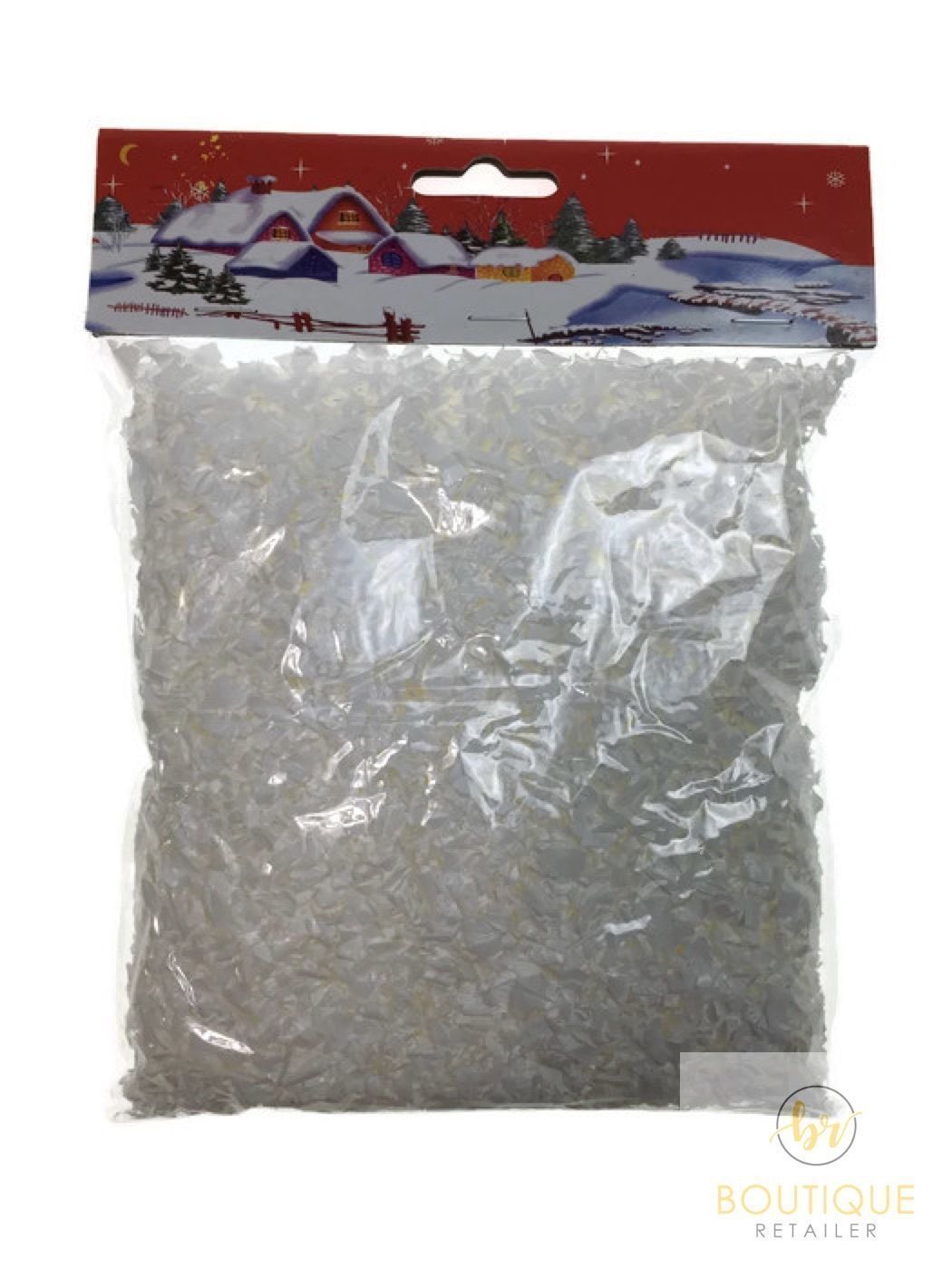 480g FAKE SNOW Christmas White Xmas Frozen Party Snowflakes BULK 3