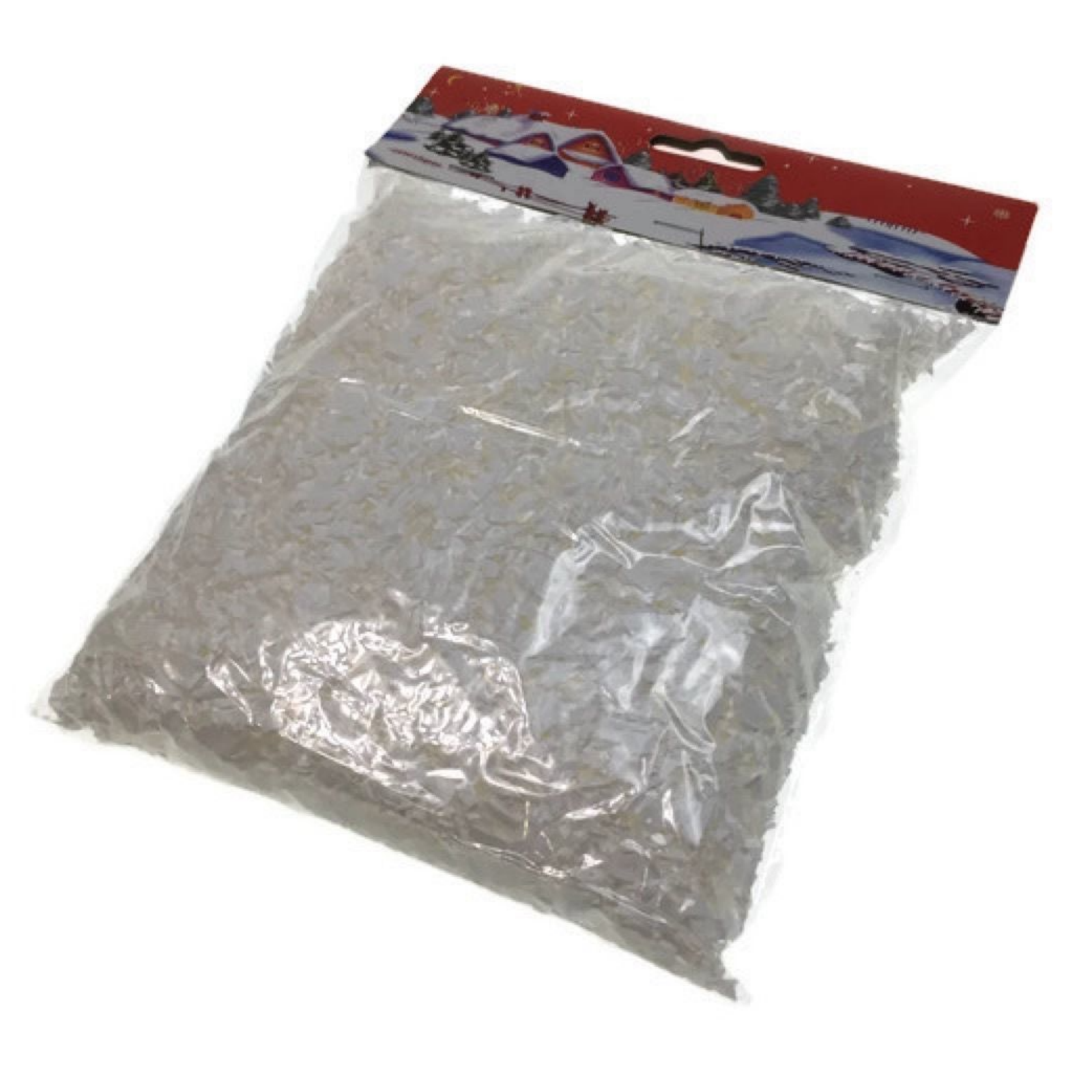480g FAKE SNOW Christmas White Xmas Frozen Party Snowflakes BULK 6