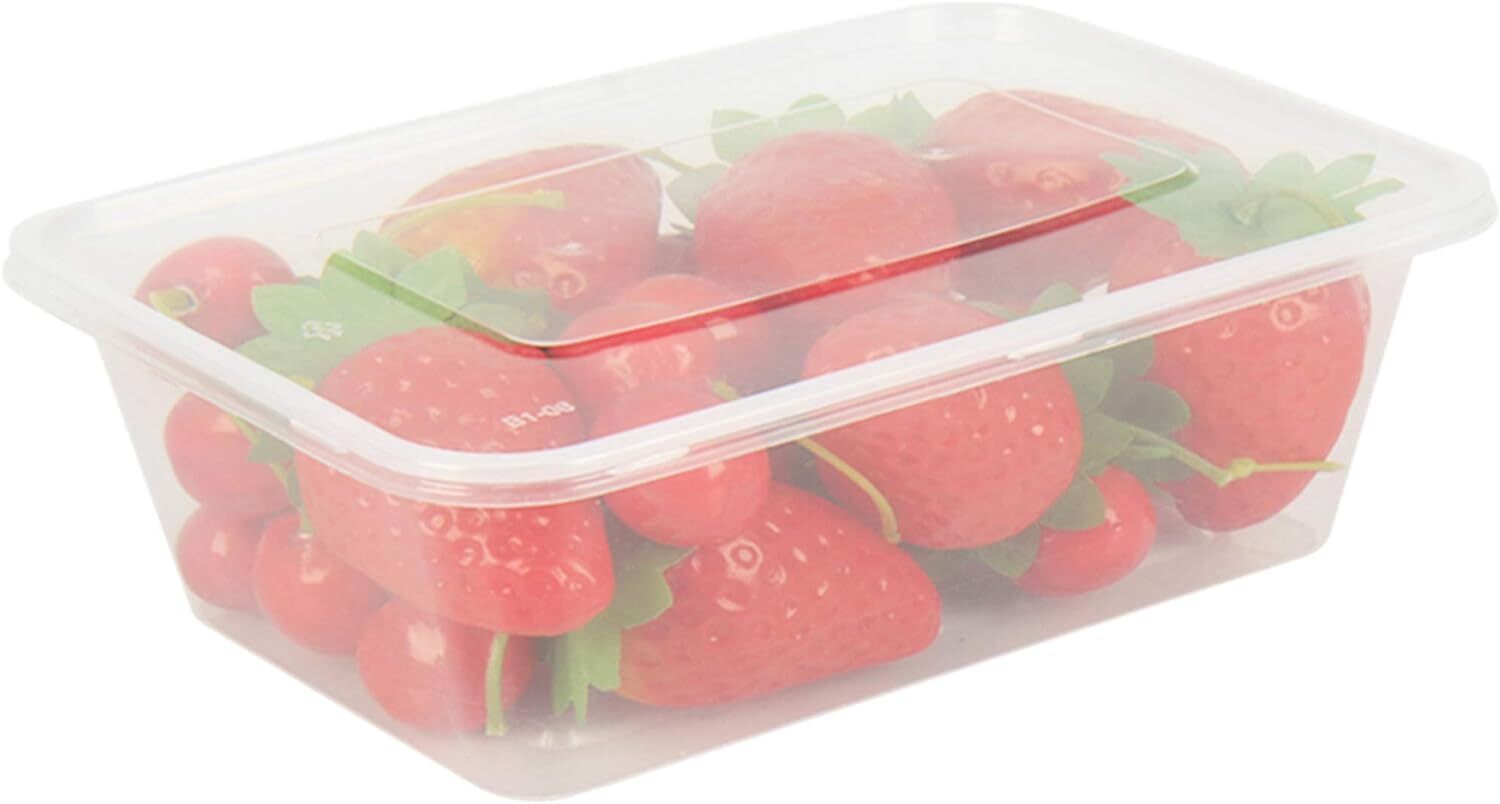 120pcs 1500ml Reusable Food Containers Plastic Meal Prep Storage - BPA Free 7